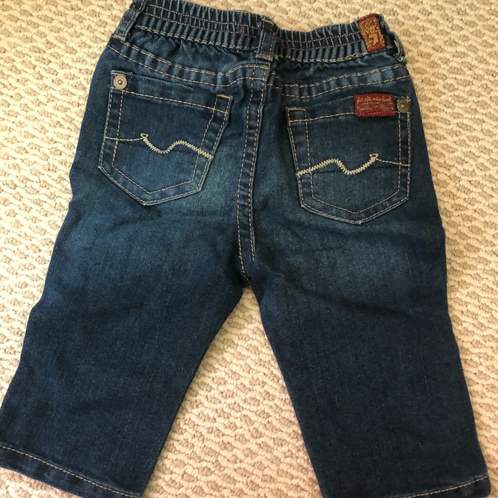 Baby boy 7 for all mankind jeans! Never worn.